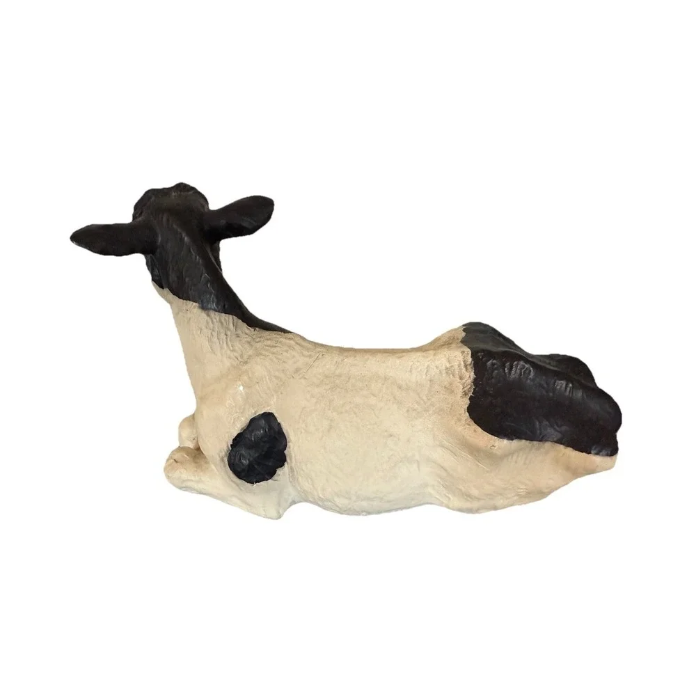 Home Decor Cow Gift, Large accent cottage core gramma core country  Vintage Farm
